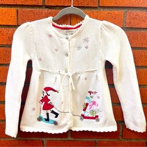 Fabulous and super soft SAVANNAH knit HOLIDAY Sweater for Girls, Size L (6x)